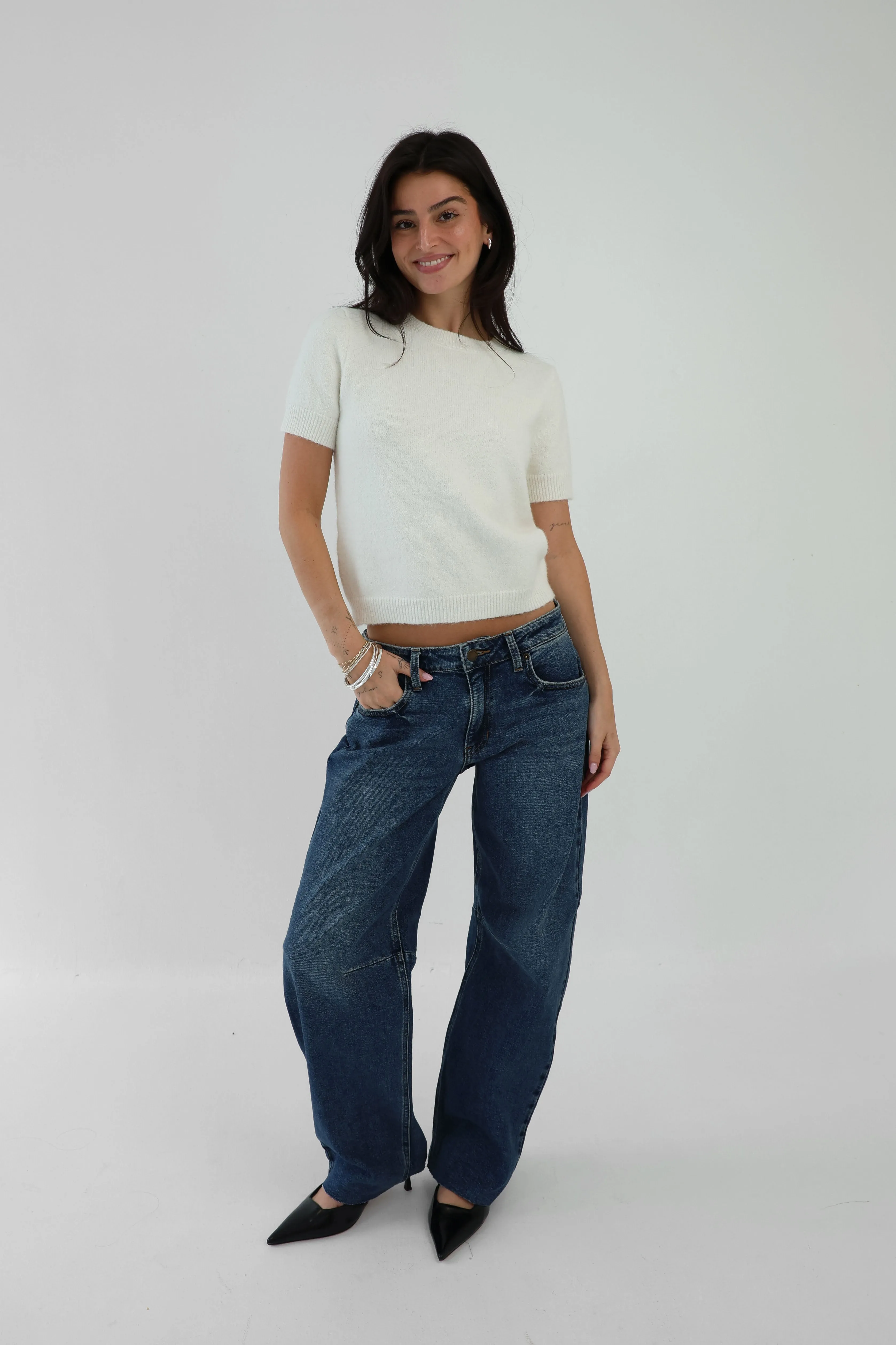 Rae Jeans in Dark Wash sold by Grey Bandit product image thumbnail 3