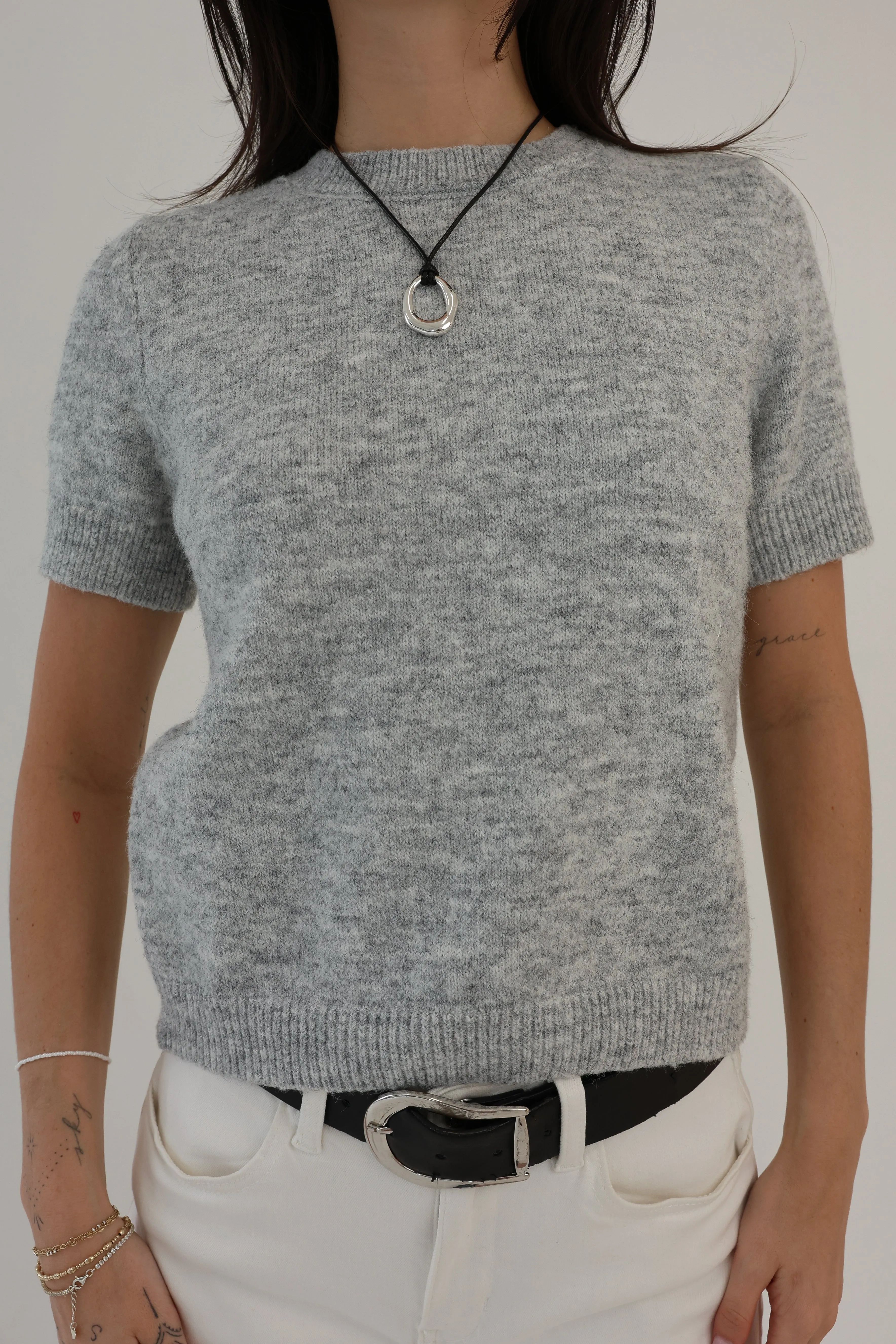 Sloan Tee in Grey sold by Grey Bandit product image thumbnail 3
