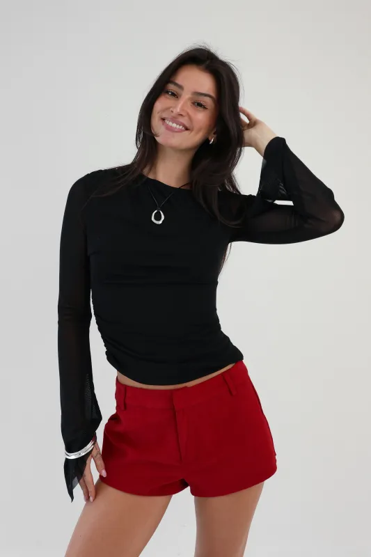 Holly Shorts in Red sold by Grey Bandit