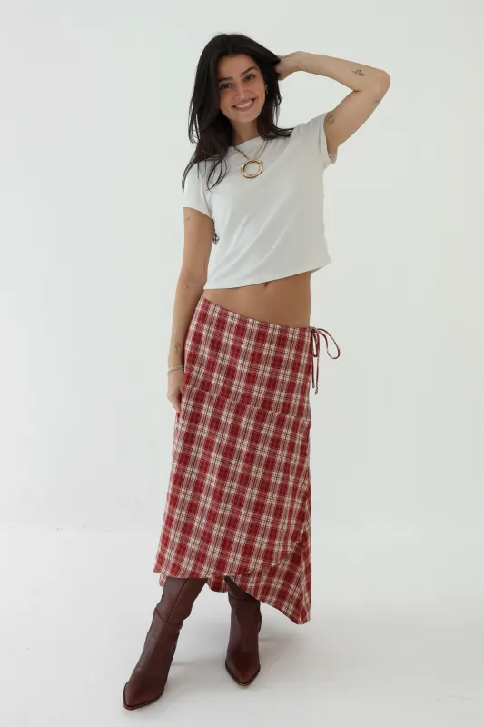 Heidi Plaid Skirt sold by Grey Bandit