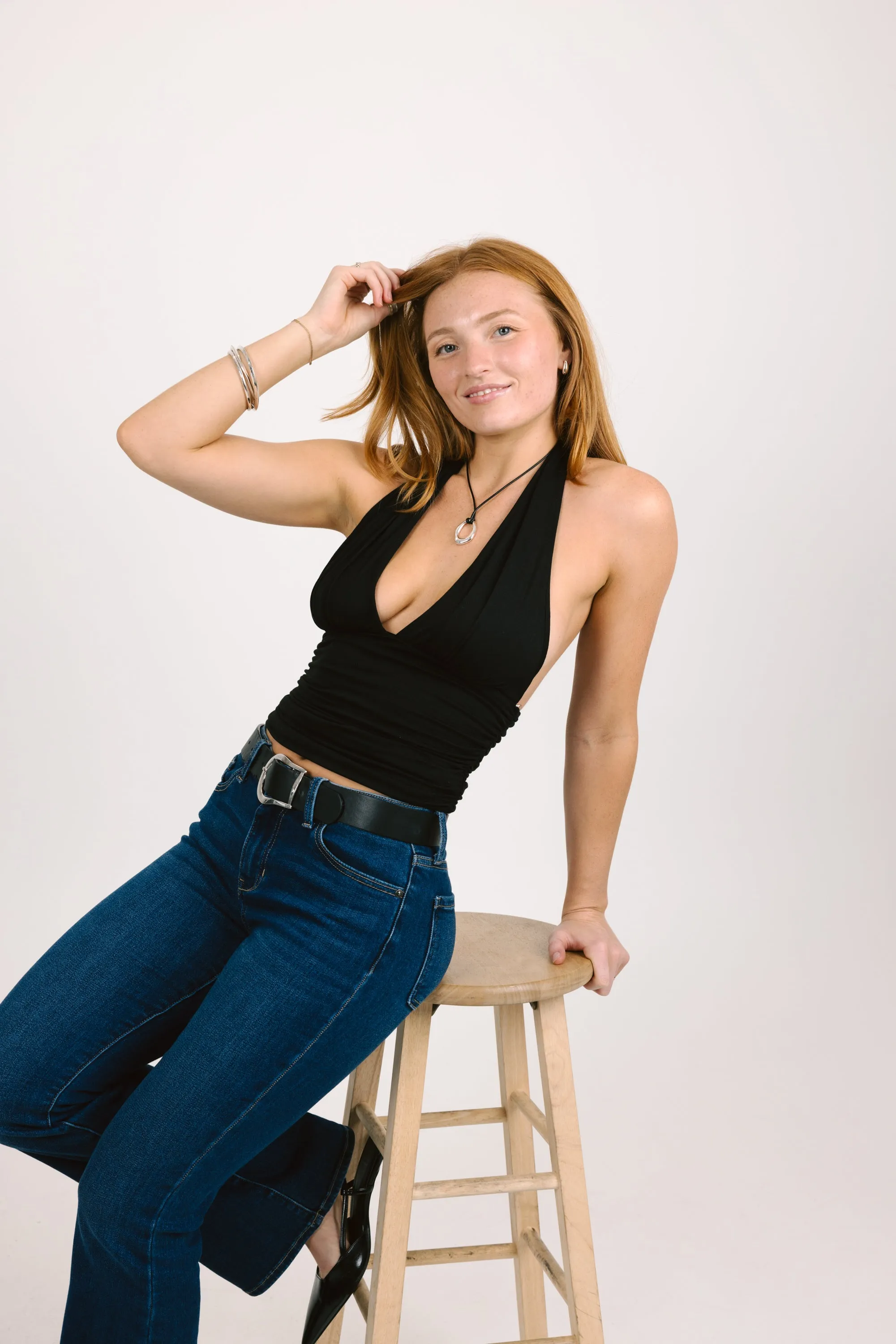 Cape May Halter Top in Black sold by Grey Bandit product image thumbnail 3