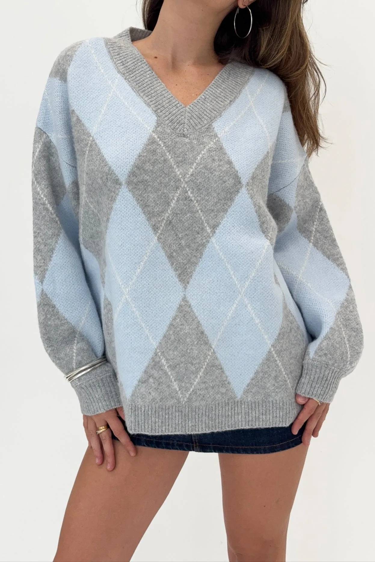 Carson Sweater in Light Blue sold by Grey Bandit product image thumbnail 3