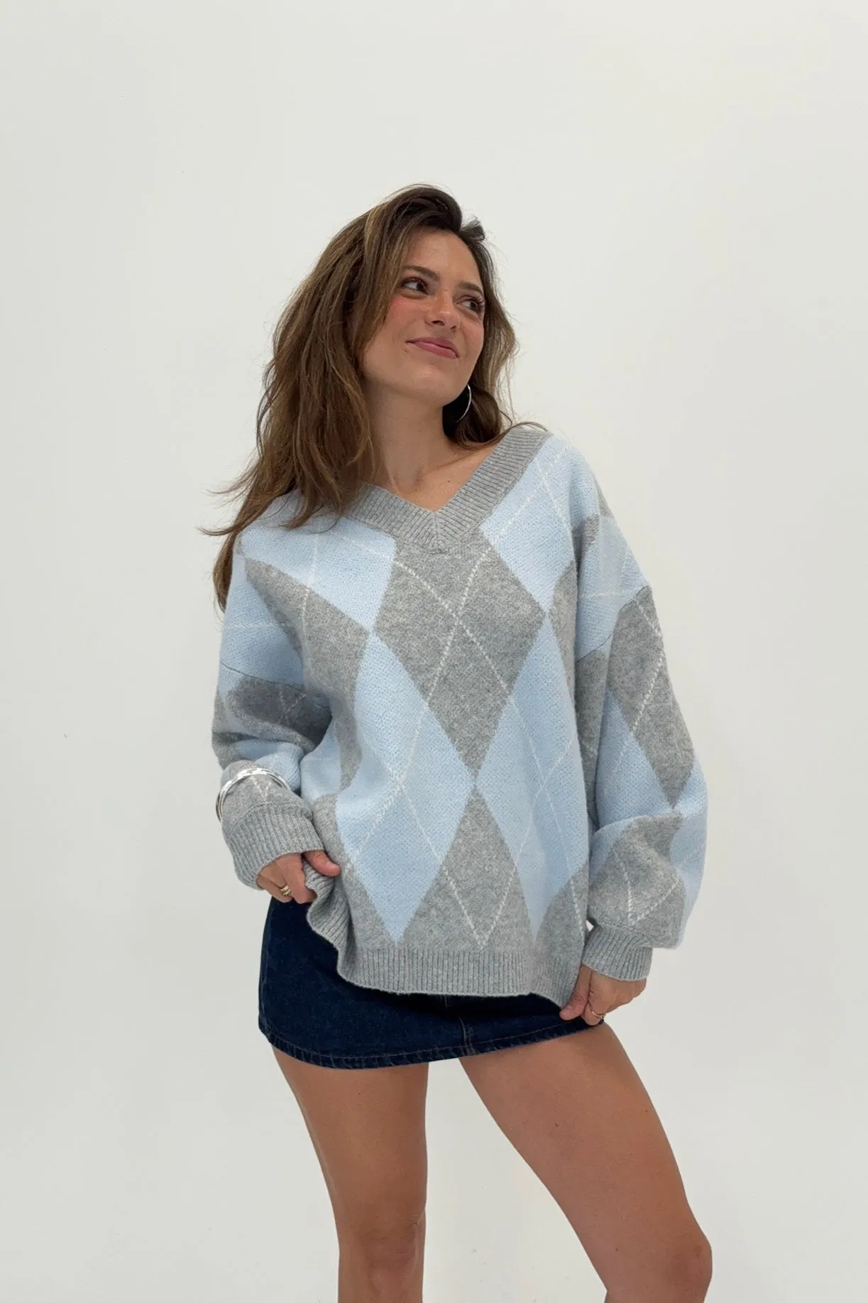 Carson Sweater in Light Blue sold by Grey Bandit product image thumbnail 5