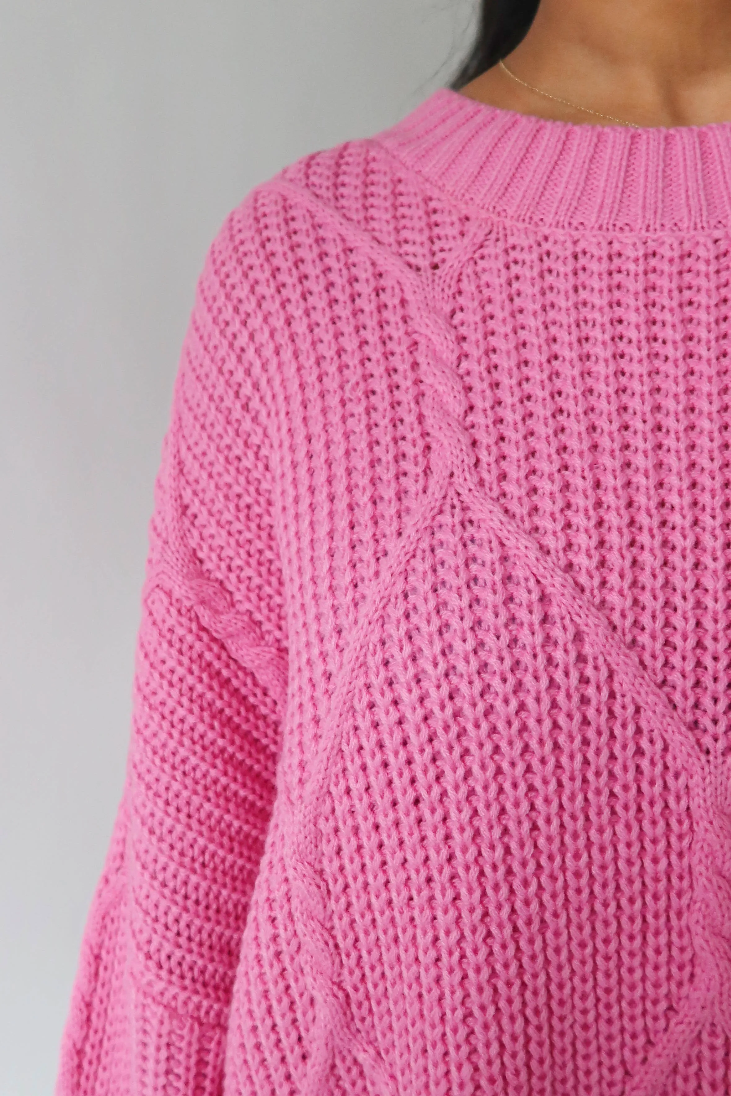 Logan Sweater in Magenta Pink sold by Grey Bandit product image thumbnail 4