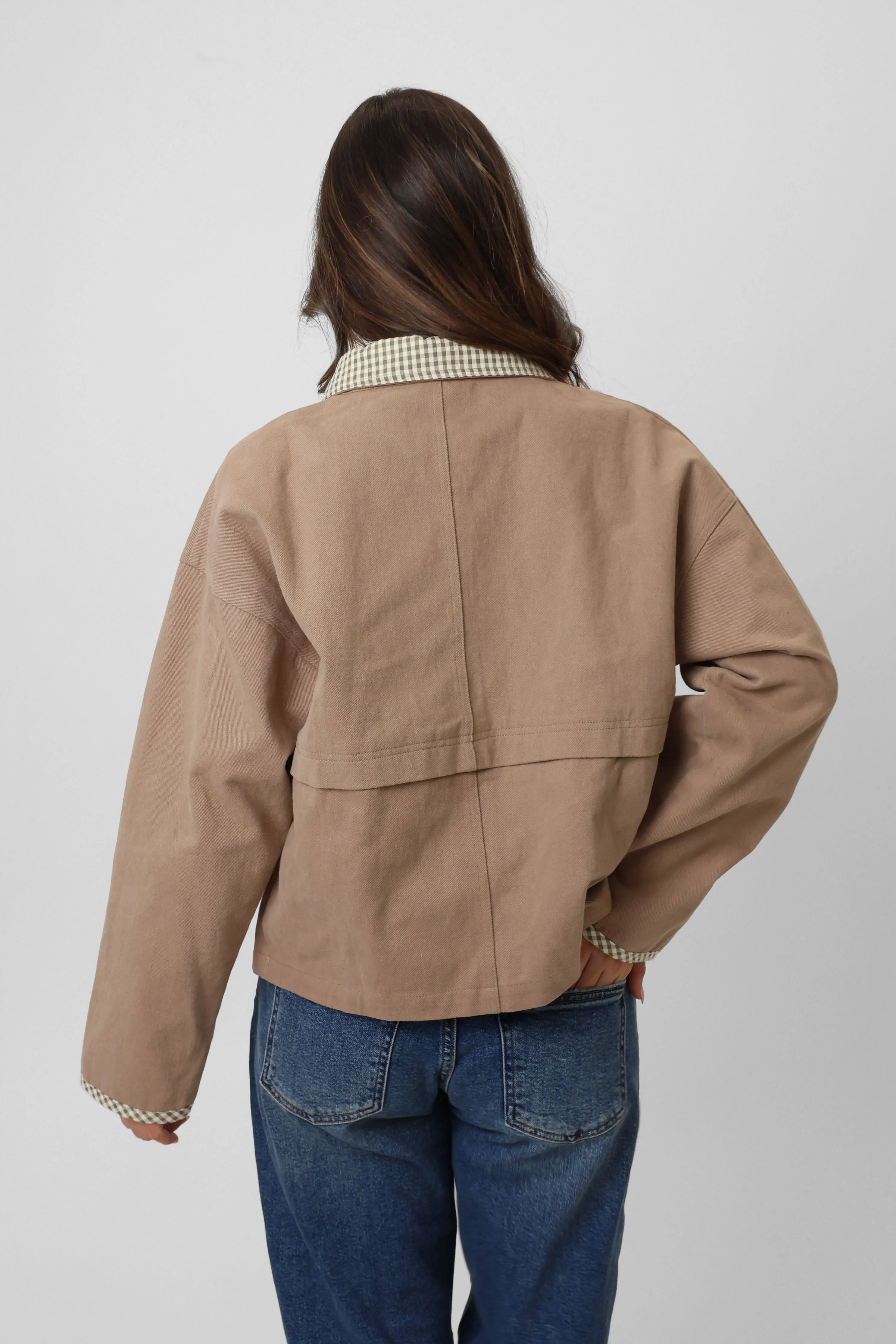 West Village Jacket in Taupe/Olive sold by Grey Bandit product image thumbnail 5