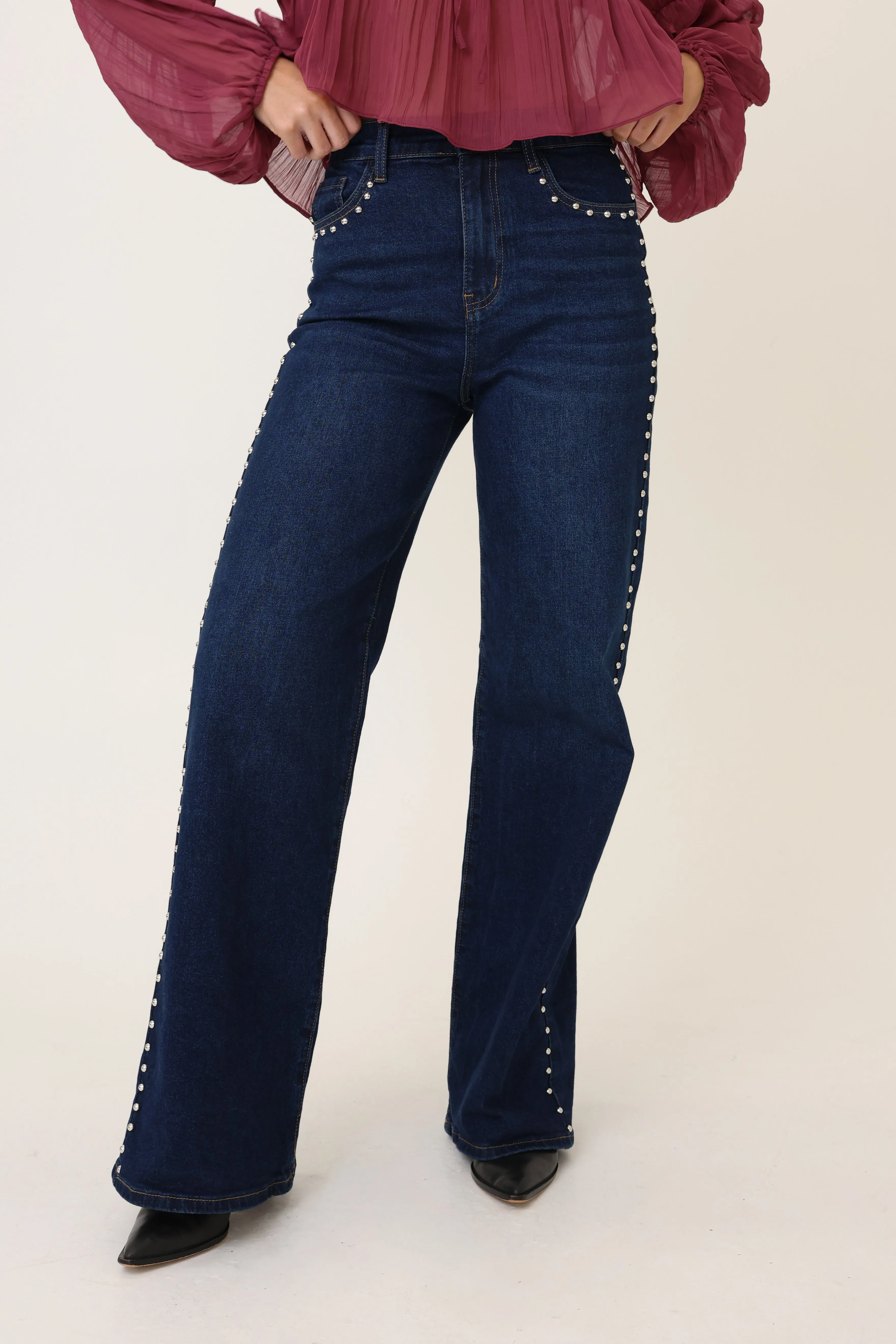 Show You Off Jeans in Dark Wash sold by Grey Bandit product image thumbnail 2