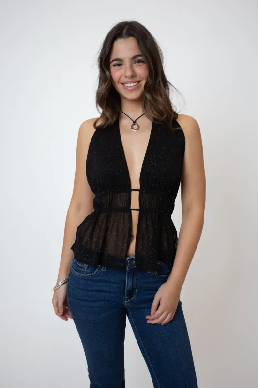 Midnight Glimmer Top sold by Grey Bandit