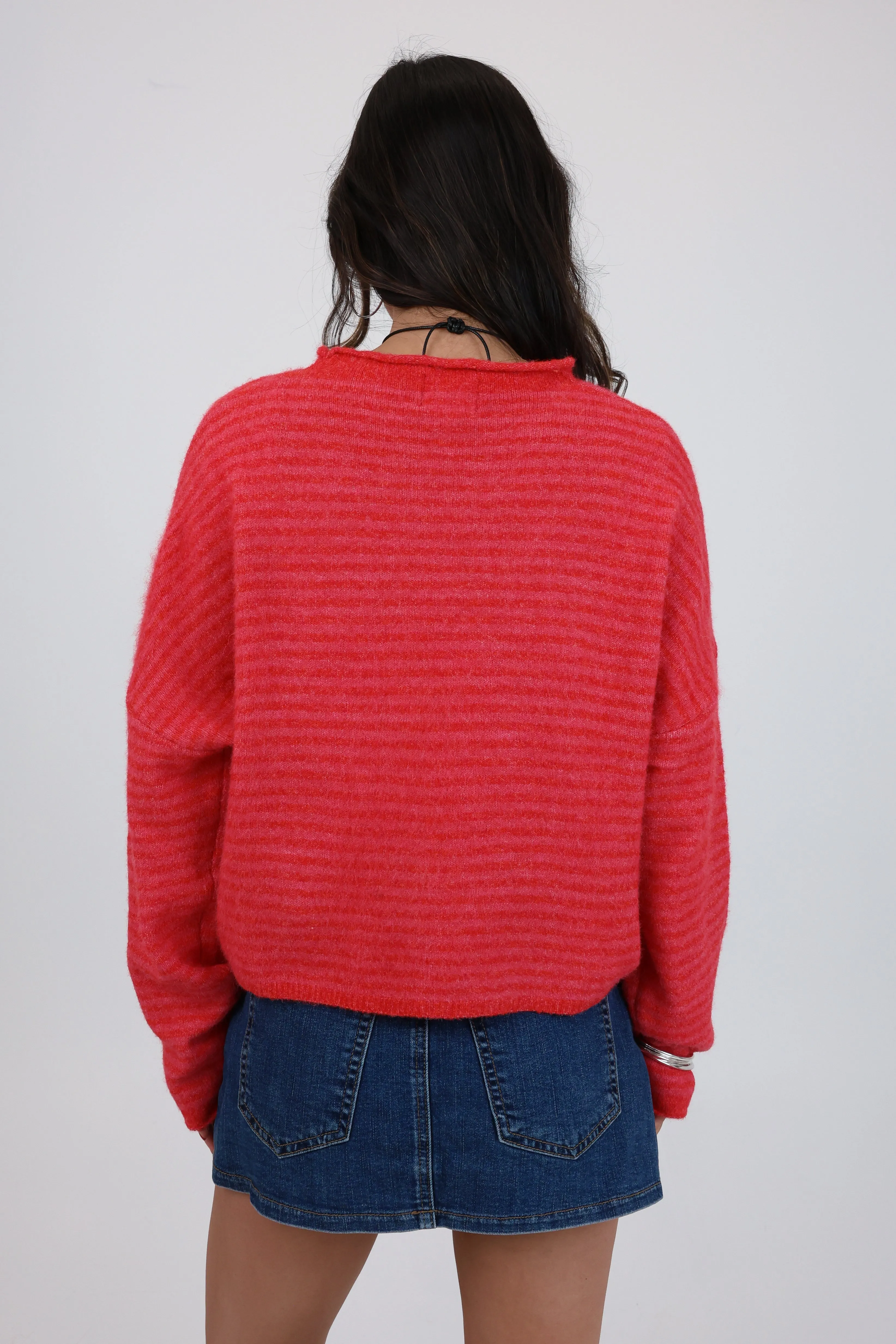 Phoebe Cardigan in Cherry sold by Grey Bandit product image thumbnail 4