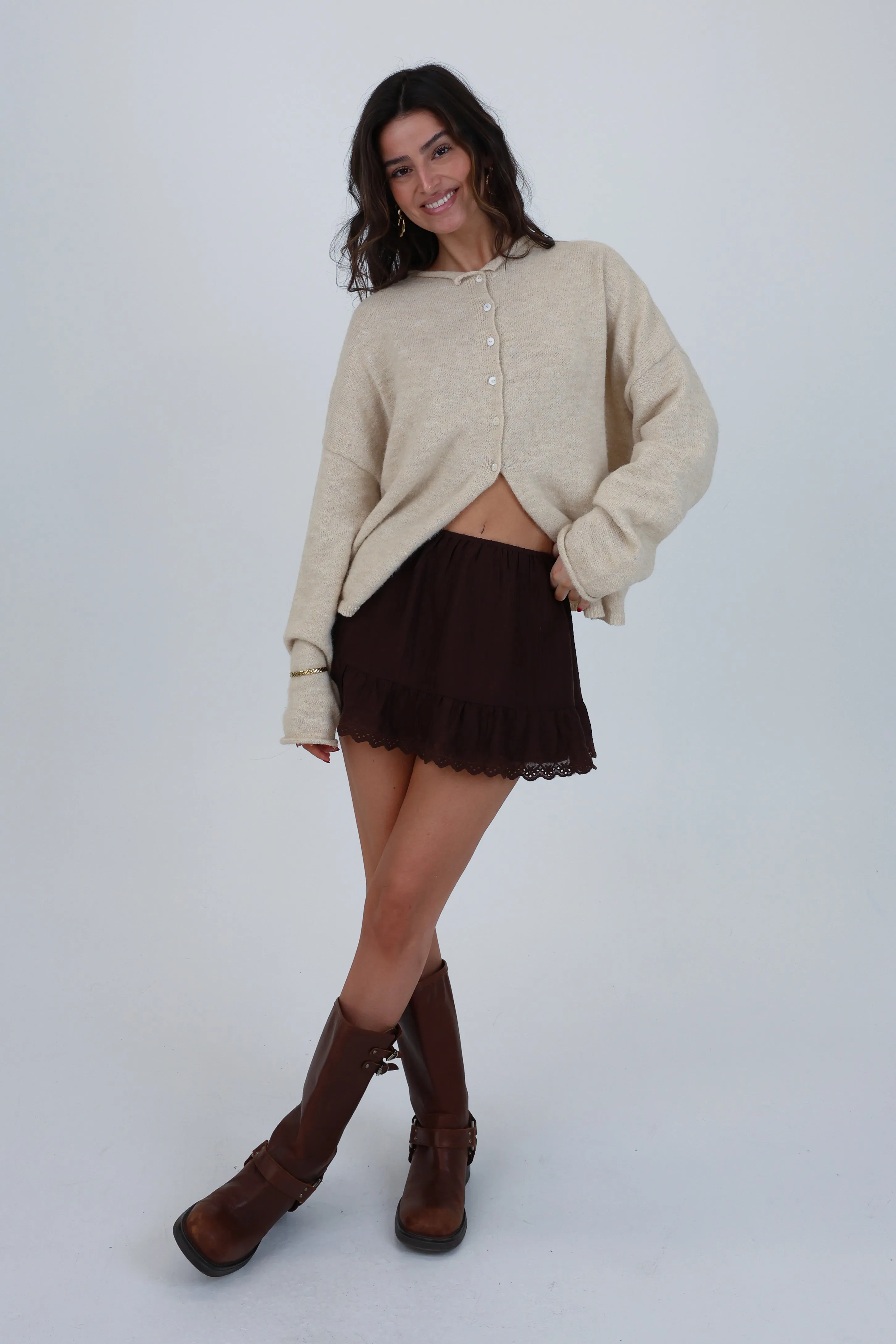 Amelia Skirt in Brown sold by Grey Bandit product image thumbnail 2