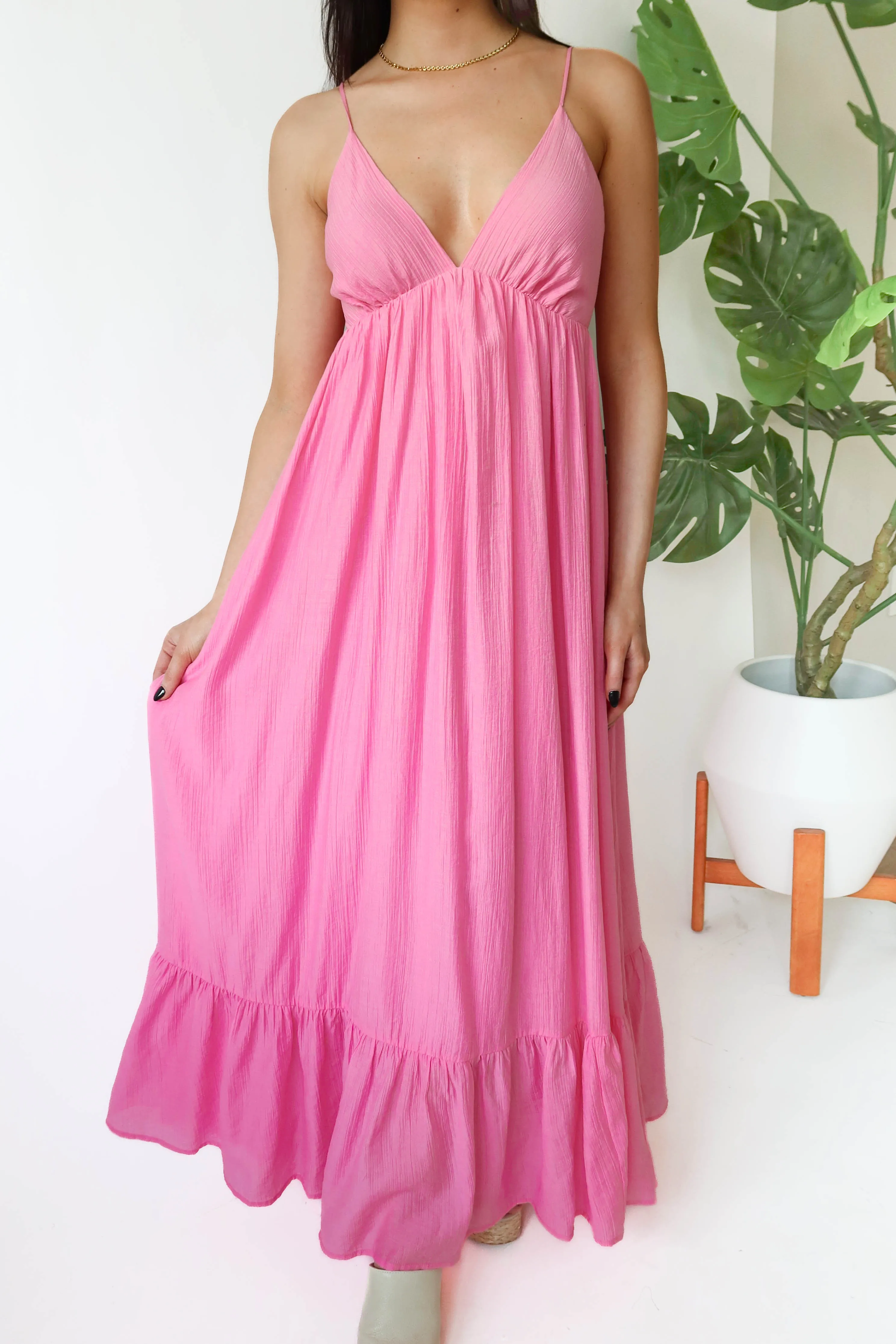 Shine Bright Maxi Dress in Pink sold by Grey Bandit product image thumbnail 2