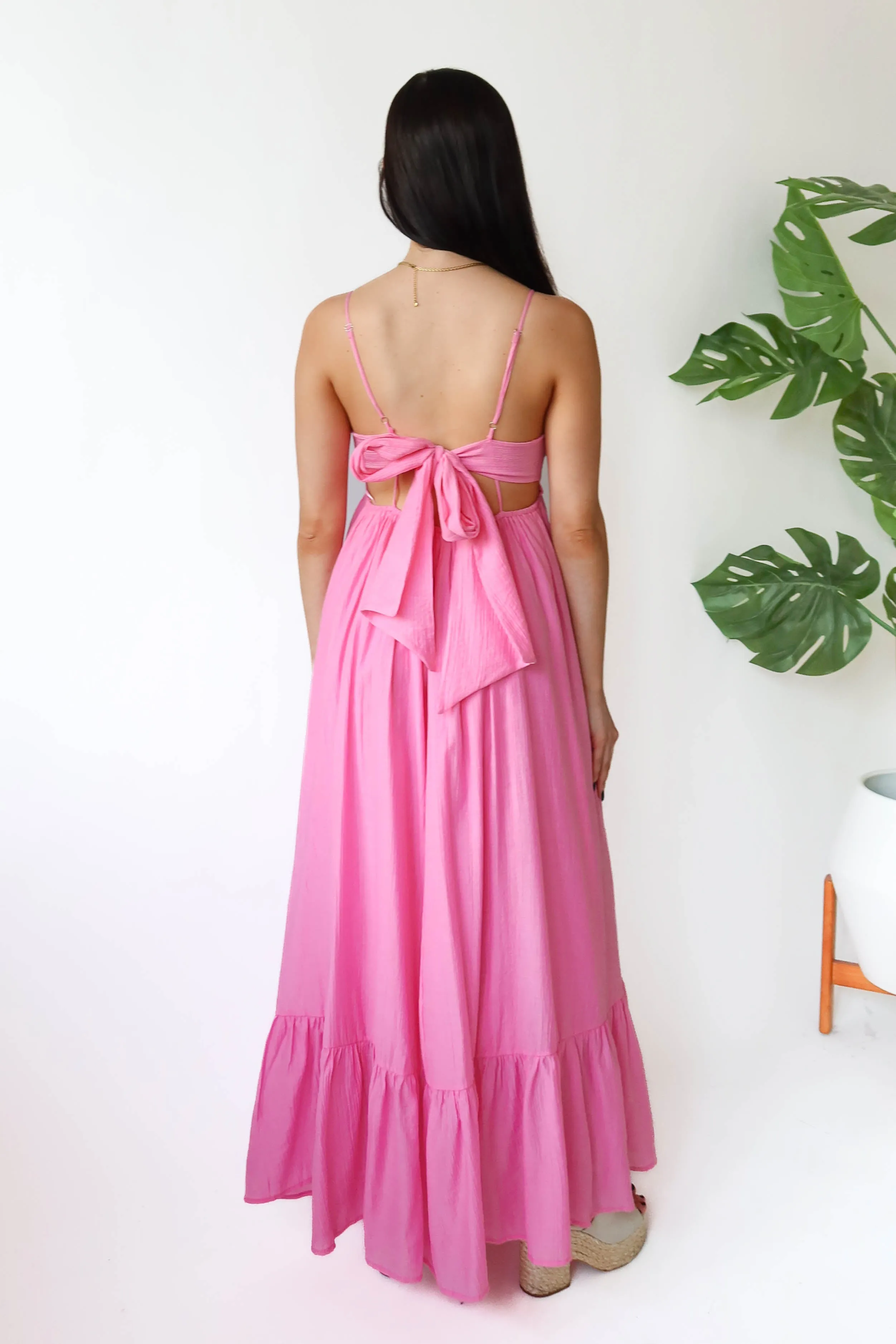 Shine Bright Maxi Dress in Pink sold by Grey Bandit product image thumbnail 4
