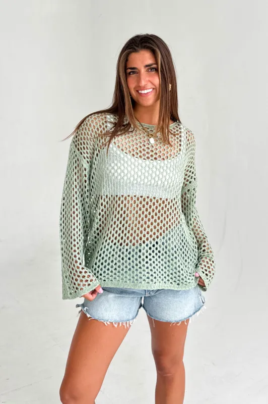 Seaside Cover Up in Green sold by Grey Bandit