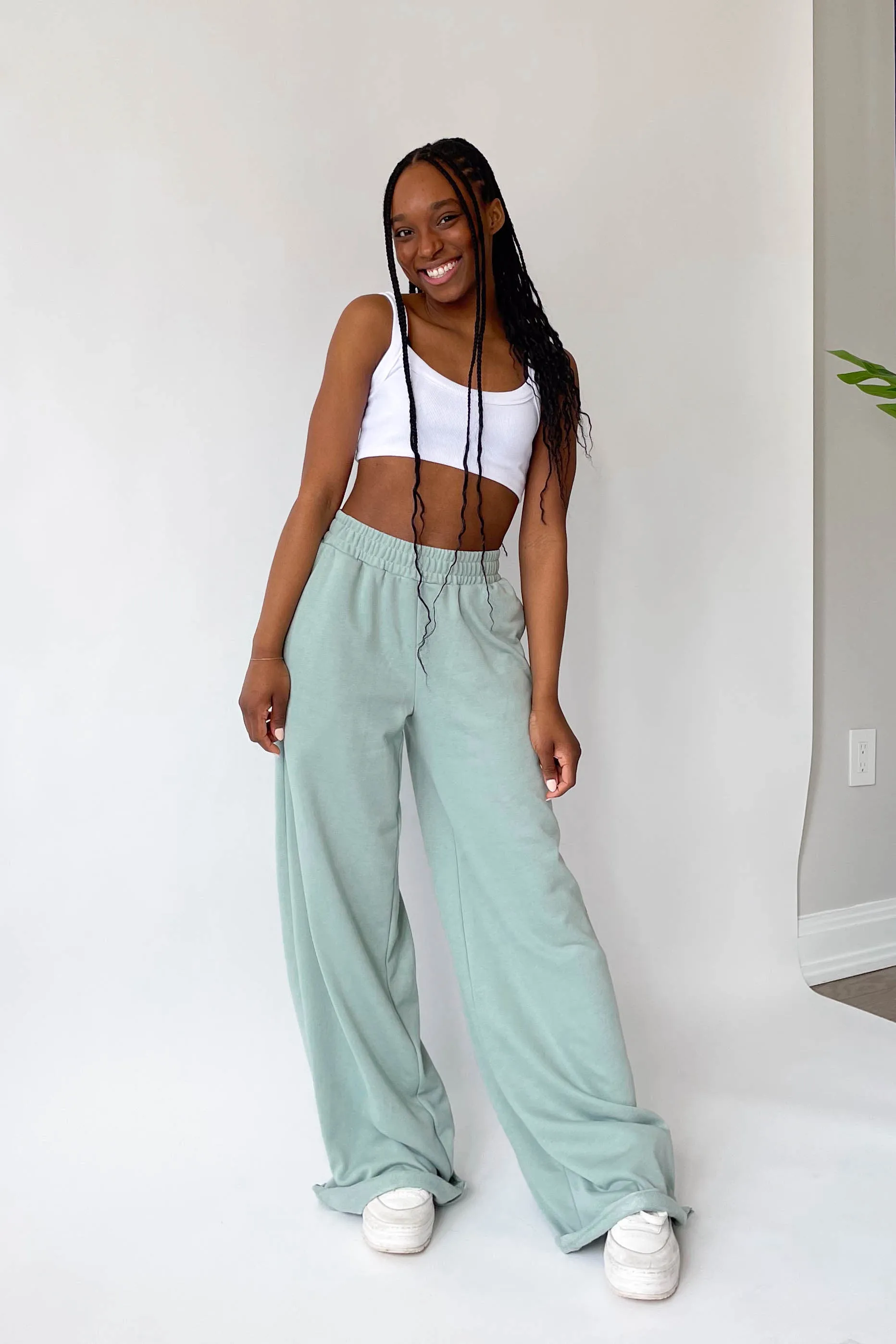 Seasons Change Sweatpants in Sage sold by Grey Bandit product image thumbnail 2