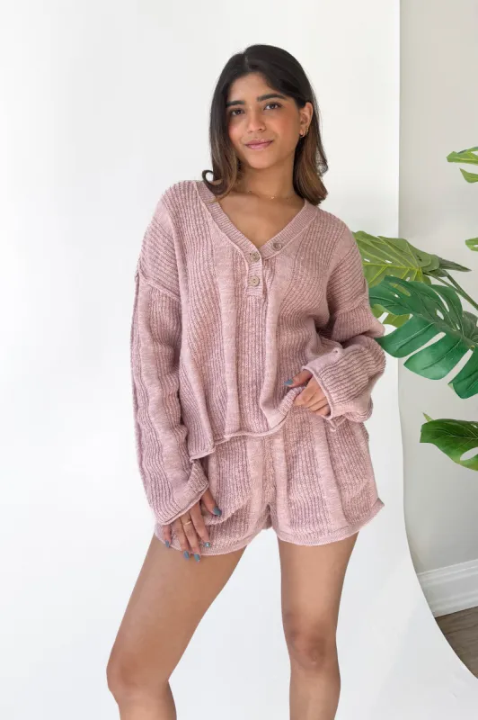 Just Like You Top in Dusty Rose sold by Grey Bandit