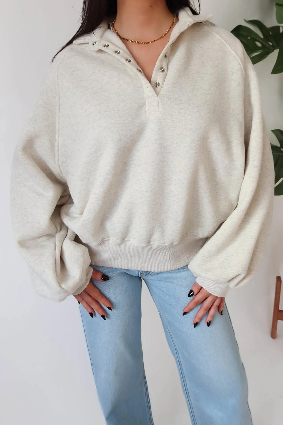 Lennon Sweatshirt in Light Grey sold by Grey Bandit product image thumbnail 3