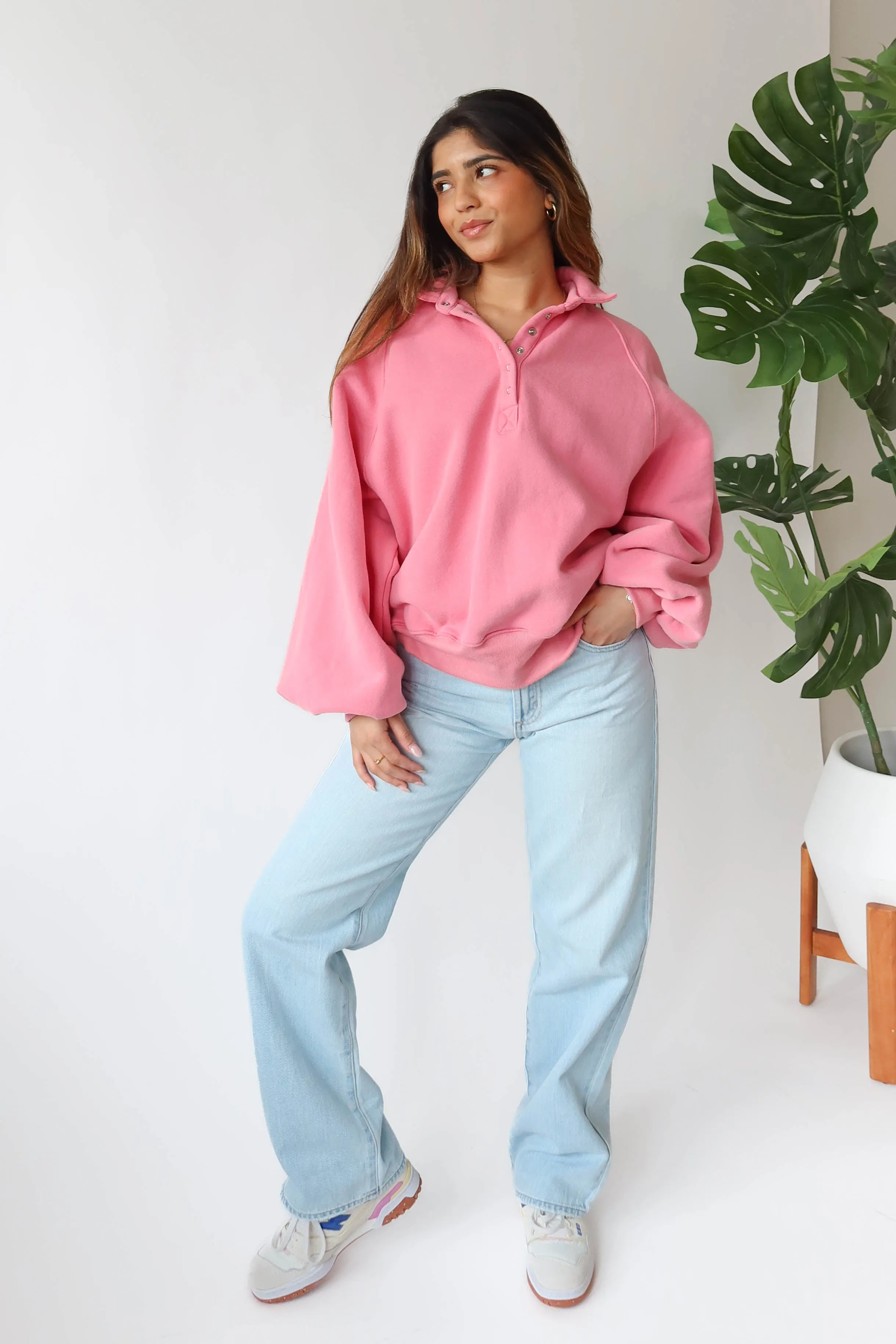 Lennon Sweatshirt in Pink sold by Grey Bandit product image thumbnail 2