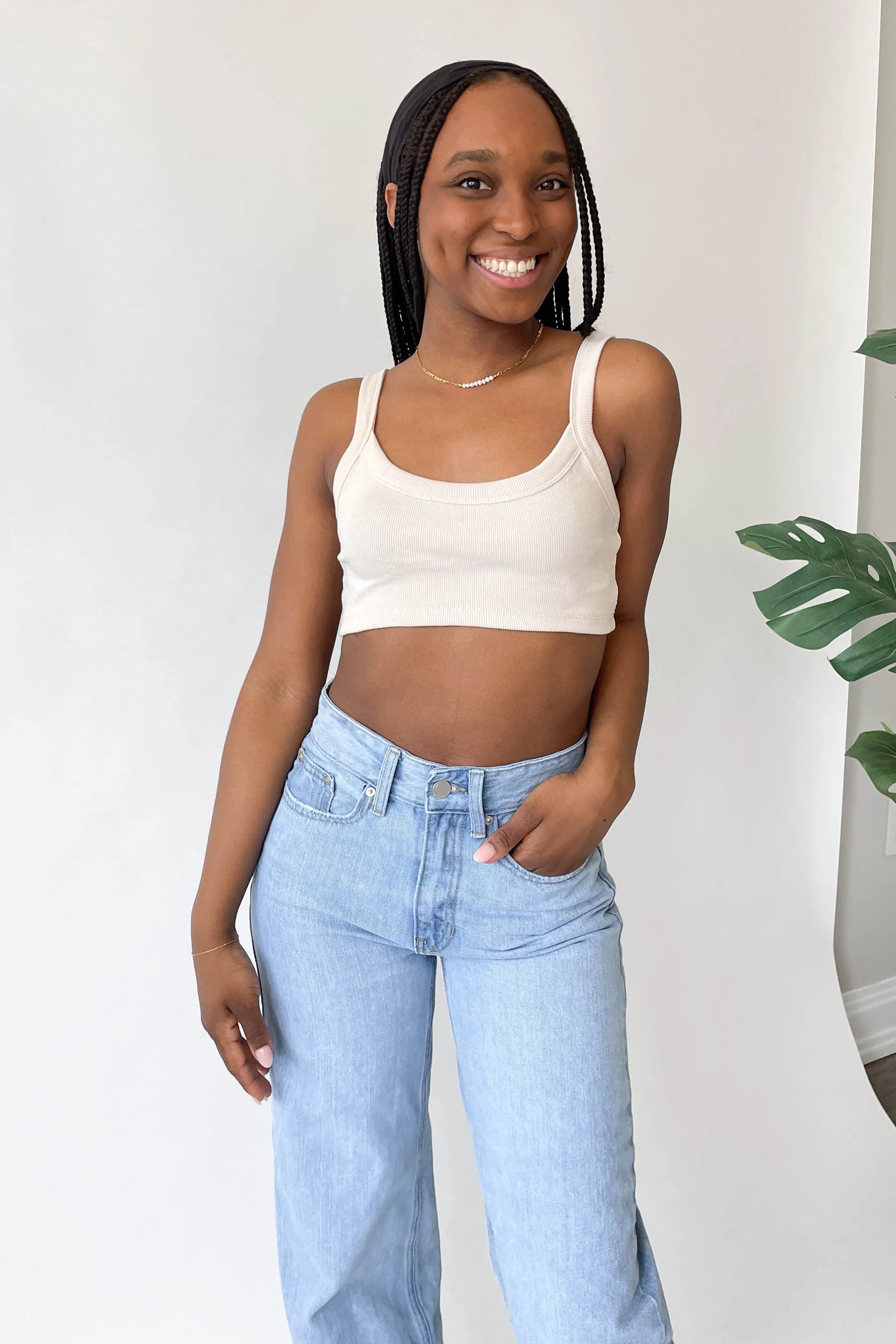 Bowie Bralette in Eggshell sold by Grey Bandit product image thumbnail 3