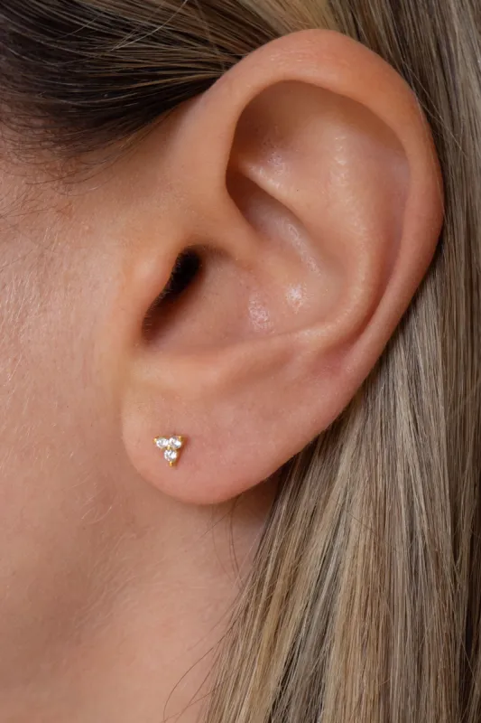 Amelia Gold Studs sold by Grey Bandit