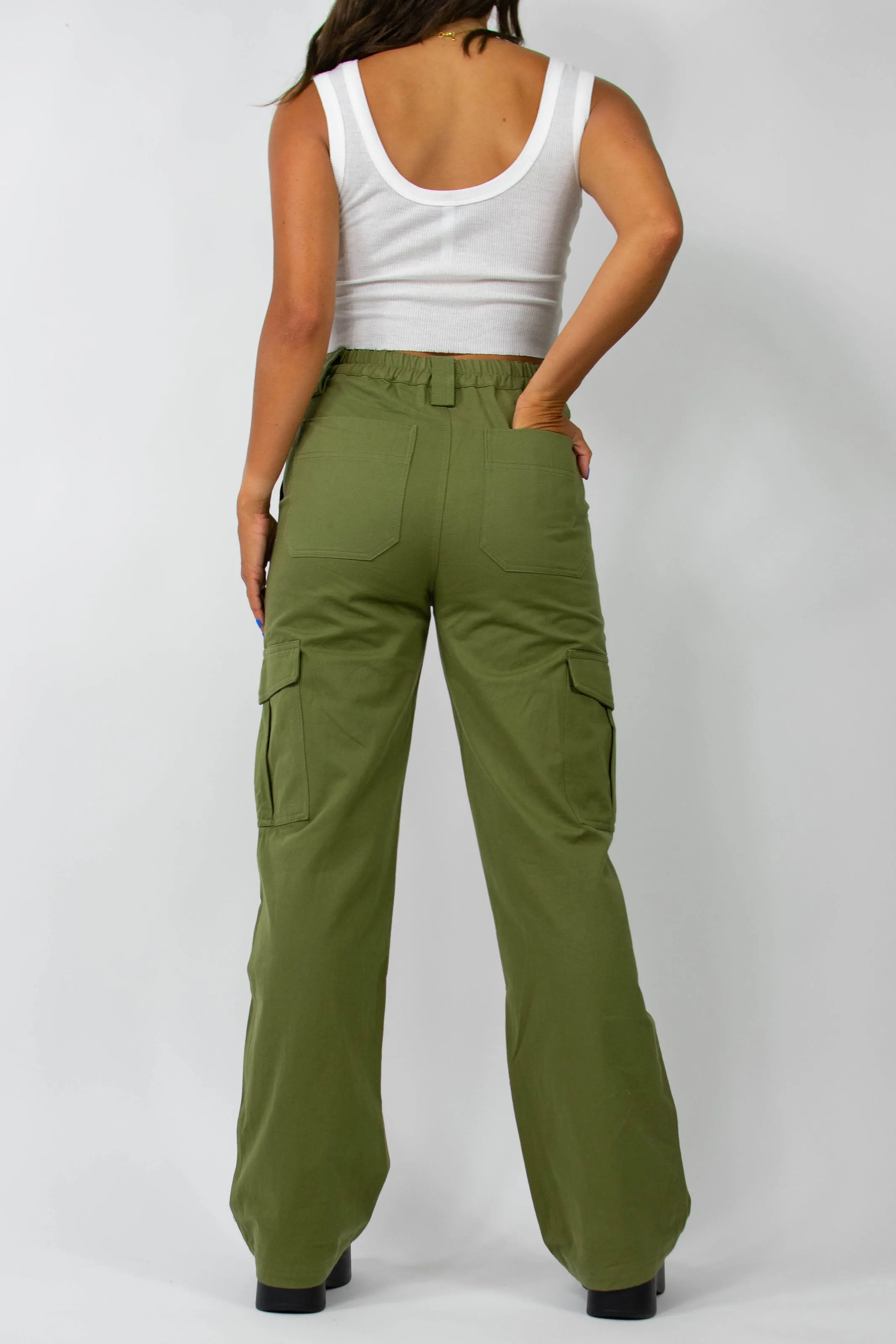 East Village Pants in Olive sold by Grey Bandit product image thumbnail 5