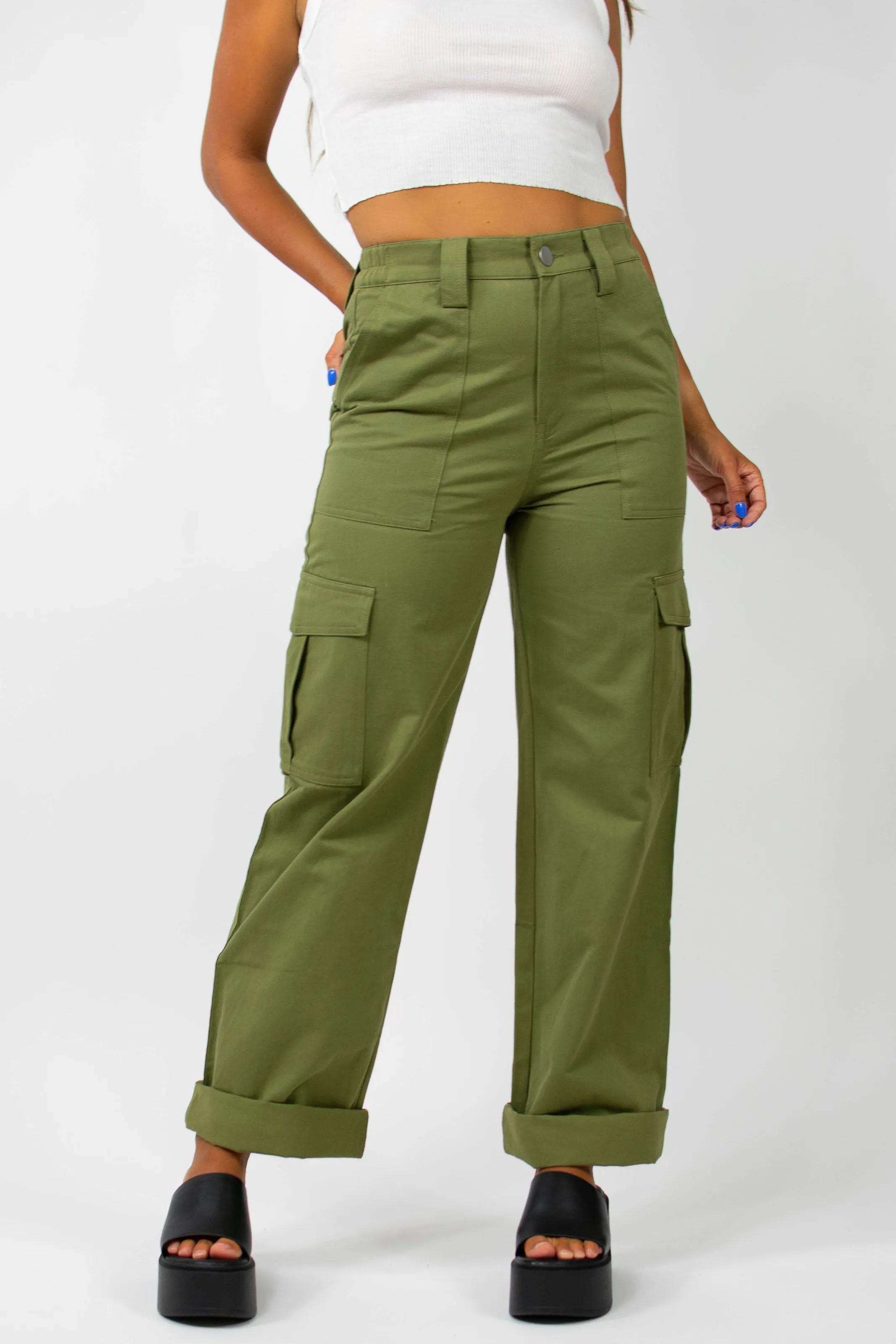 East Village Pants in Olive sold by Grey Bandit product image thumbnail 3