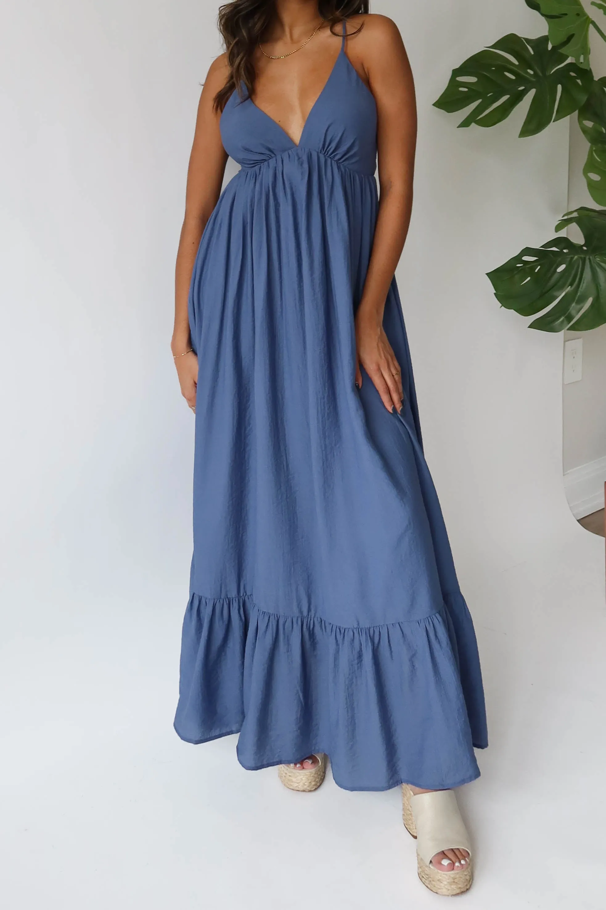 Shine Bright Maxi Dress in Dark Blue sold by Grey Bandit product image thumbnail 2