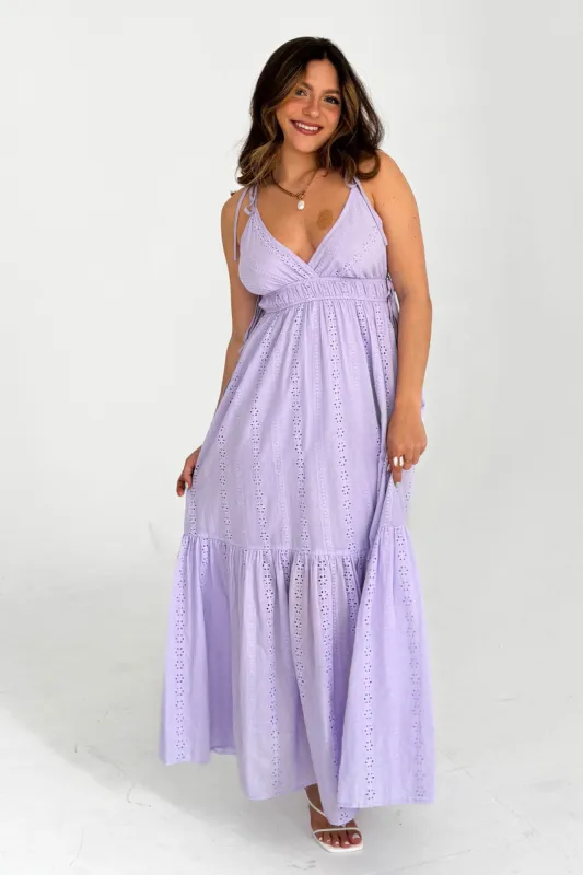 Ravello Dress in Purple sold by Grey Bandit