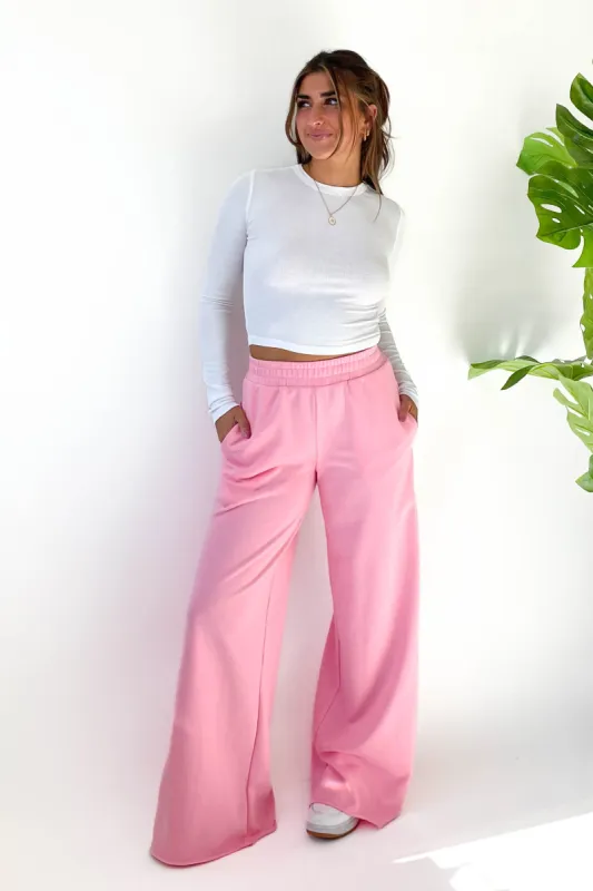 Seasons Change Sweatpants in Bubblegum sold by Grey Bandit