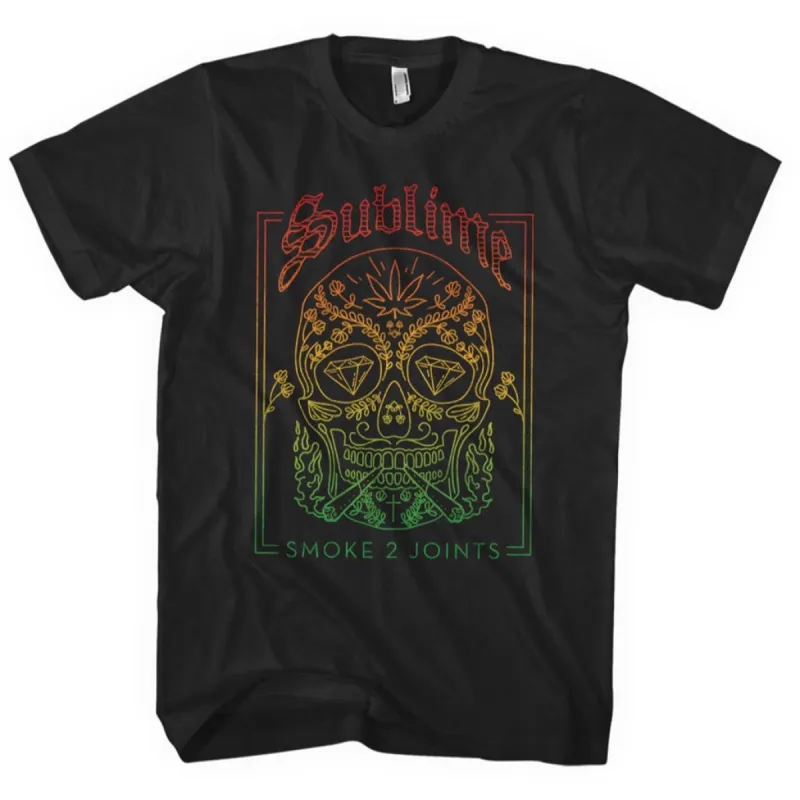 Smoke 2 Joints Skull Tee sold by Sublime