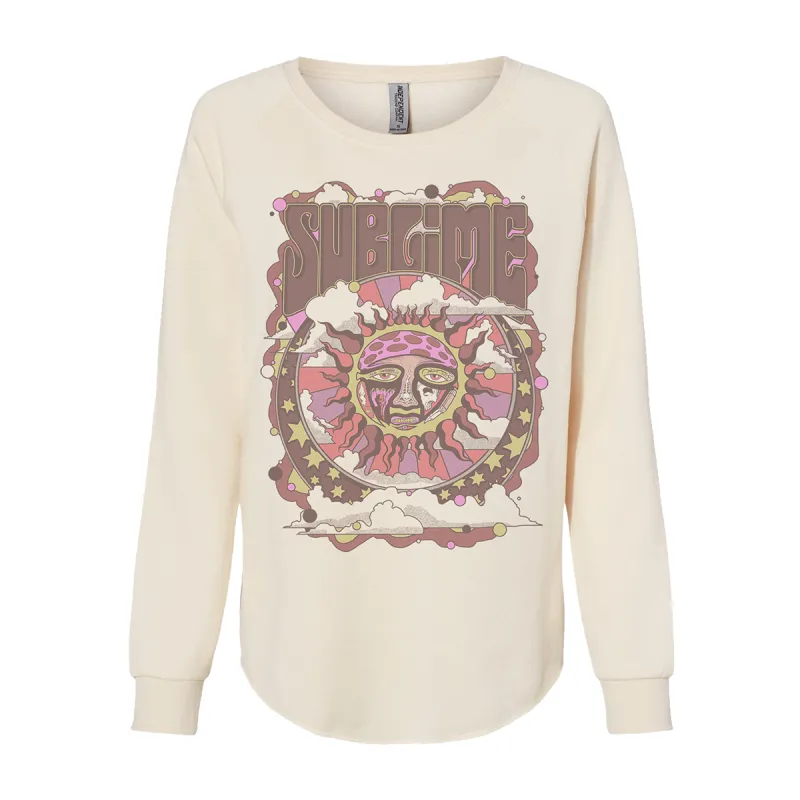 Trippy Sun Longsleeve Crewneck sold by Sublime