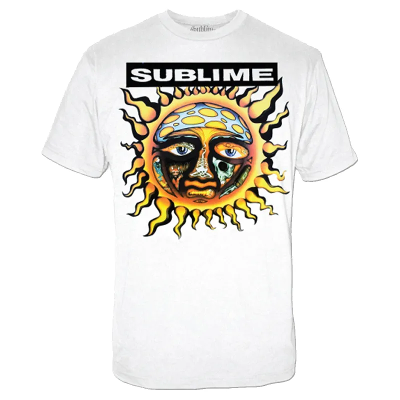Sublime Sun Logo White Tee sold by Sublime