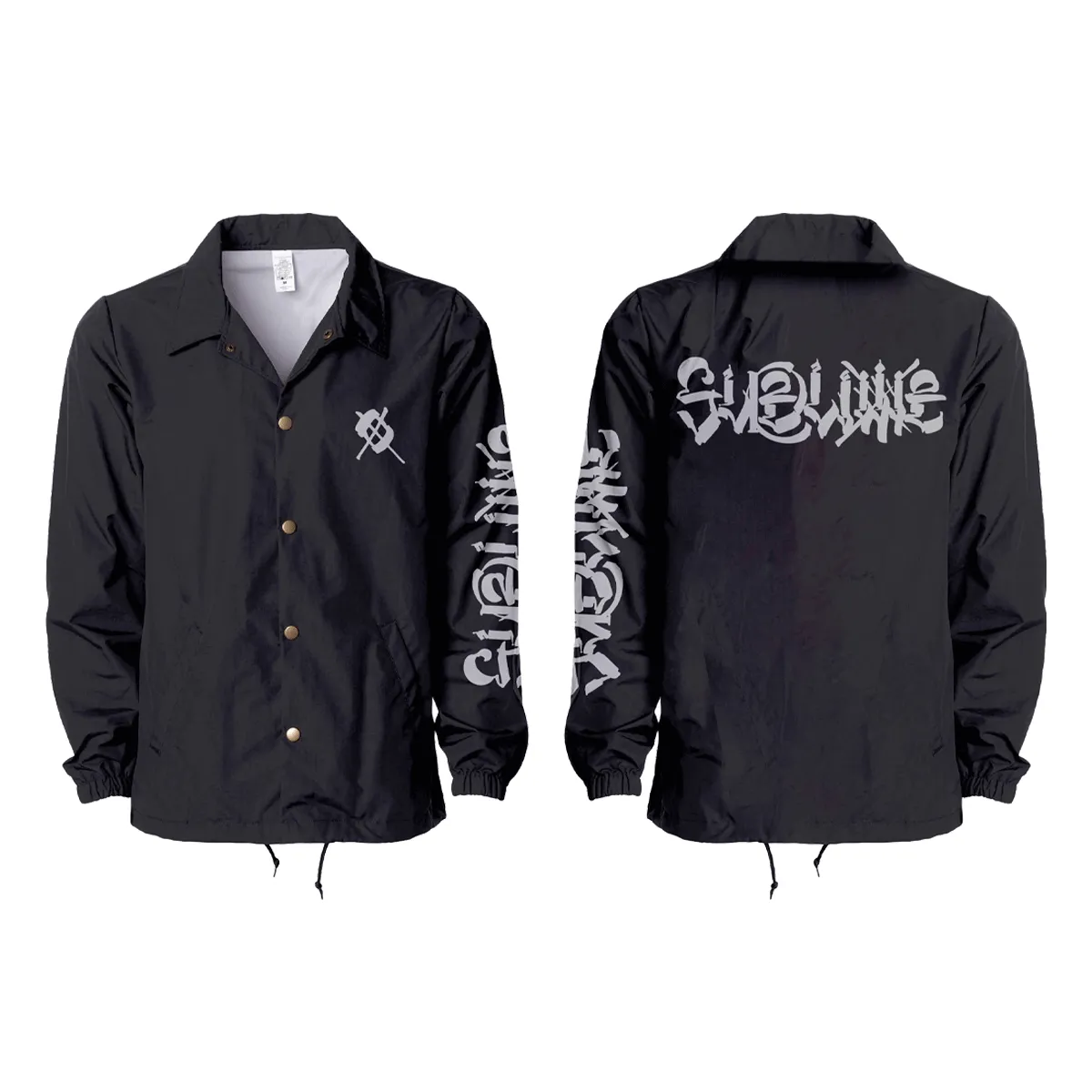 Sublime x Chaz Coaches Jacket - Black sold by Sublime product image thumbnail 3