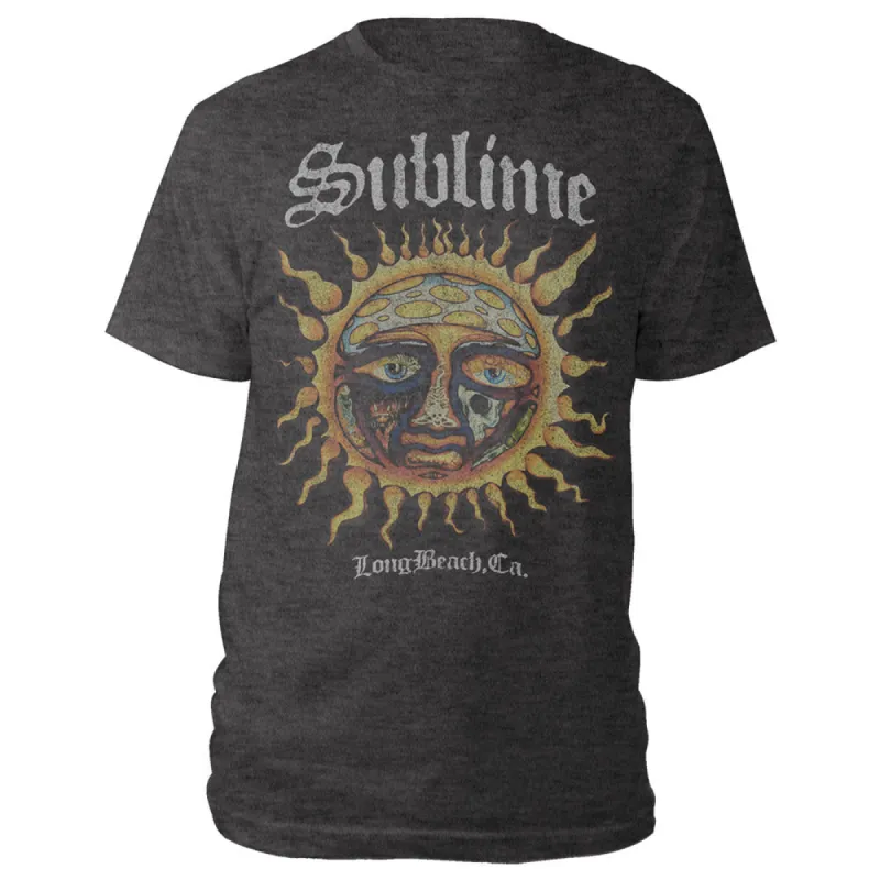Sublime Logo Stamp Sun Unisex Tee sold by Sublime