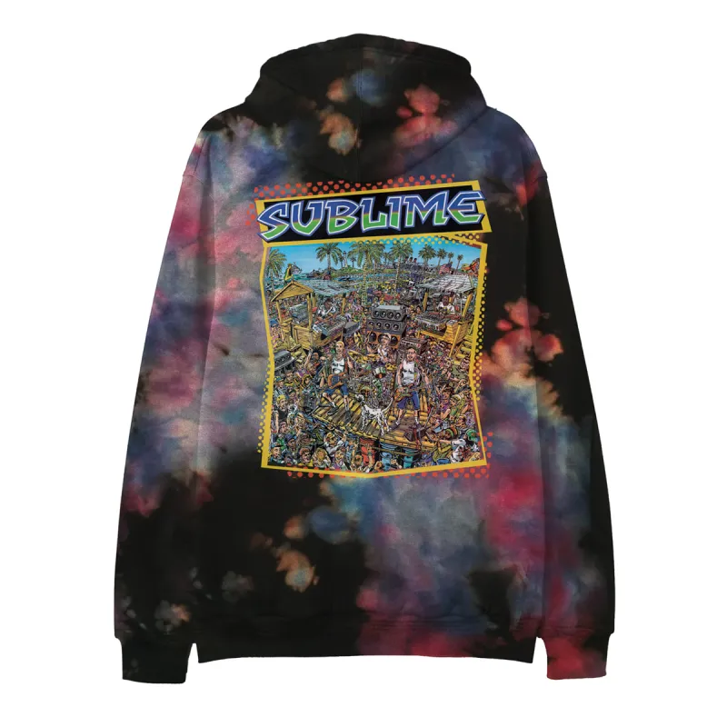 Radical Dub Tie Dye Hoodie sold by Sublime