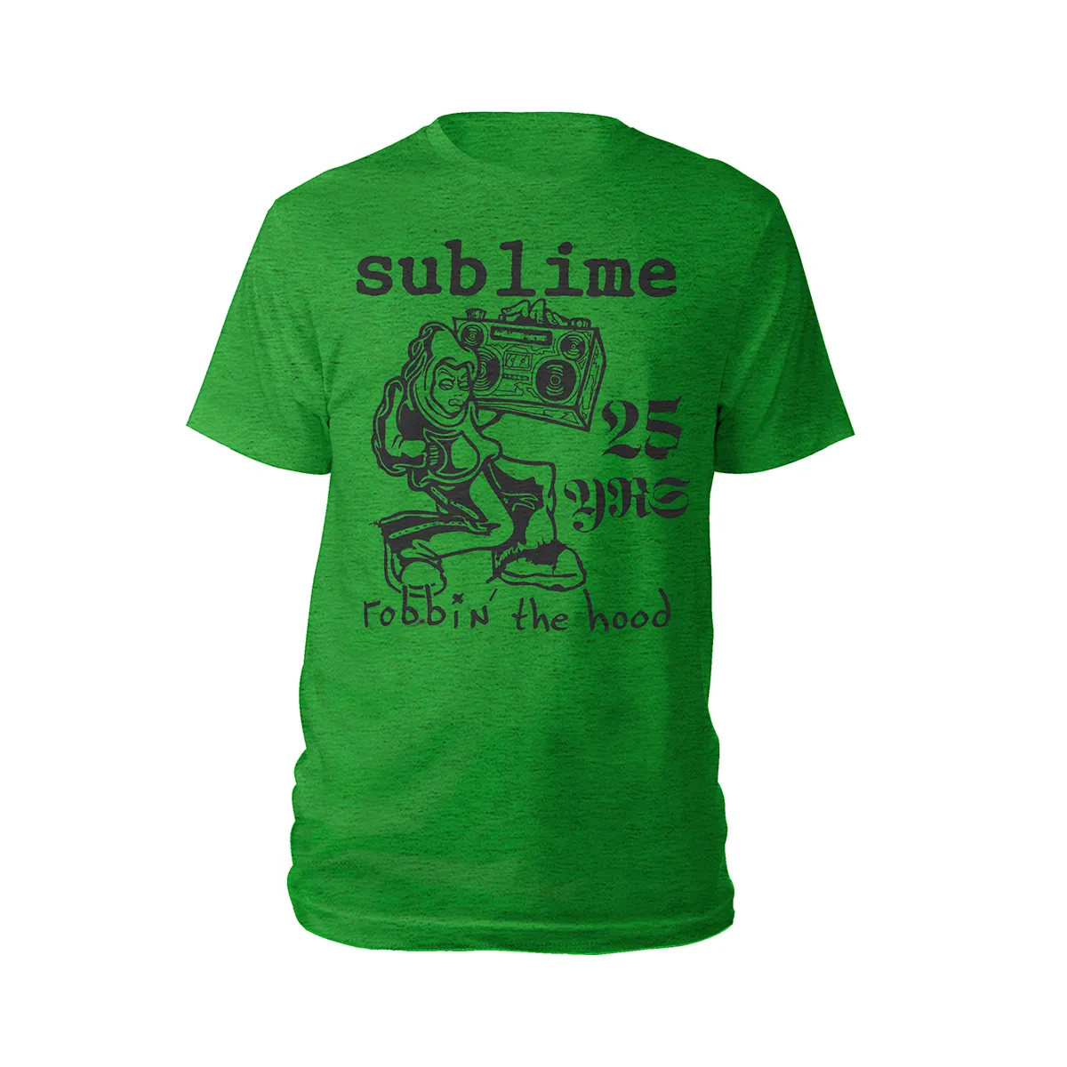 Robbin The Hood Green Heather Tee sold by Sublime