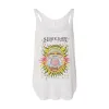 Mind-Blown Sun Women's White Flowy Tank sold by Sublime