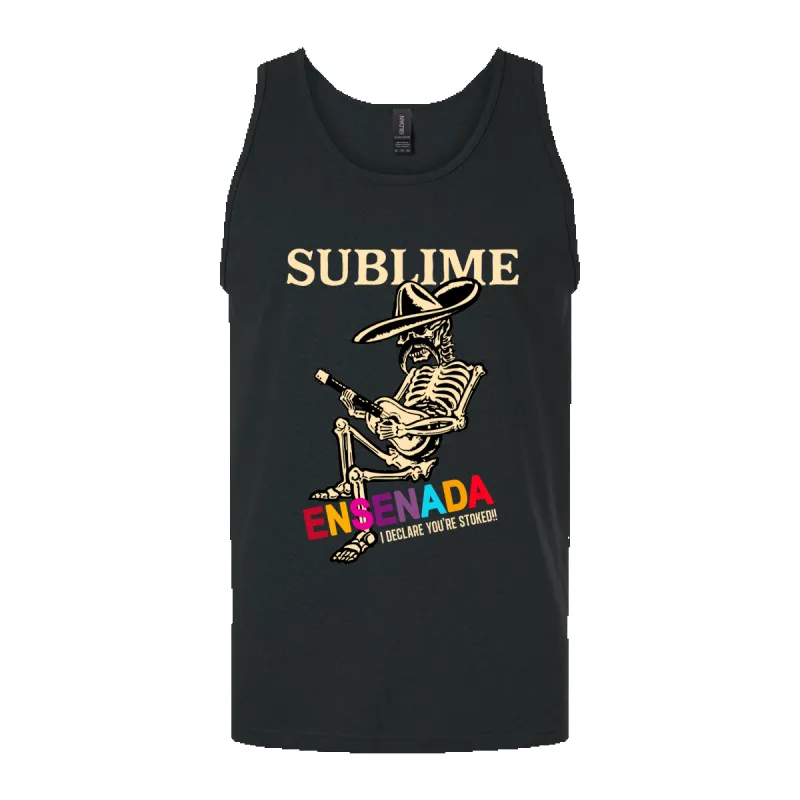 Ensenada Skeleton Tank - Black made by Sublime