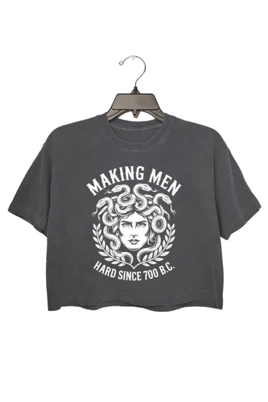 Making Men Hard Since 700 BC Crop Top For Women sold by Fancy Tees