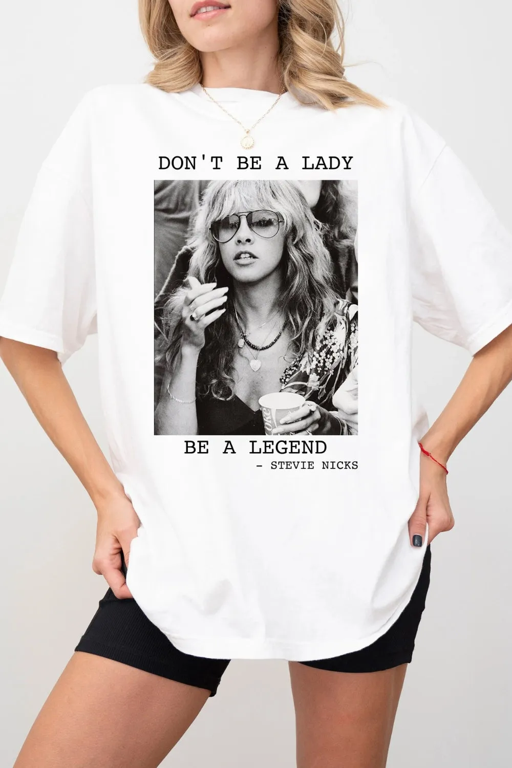 Don't Be A Lady Be A Legend Tee For Women sold by Fancy Tees product image thumbnail 4