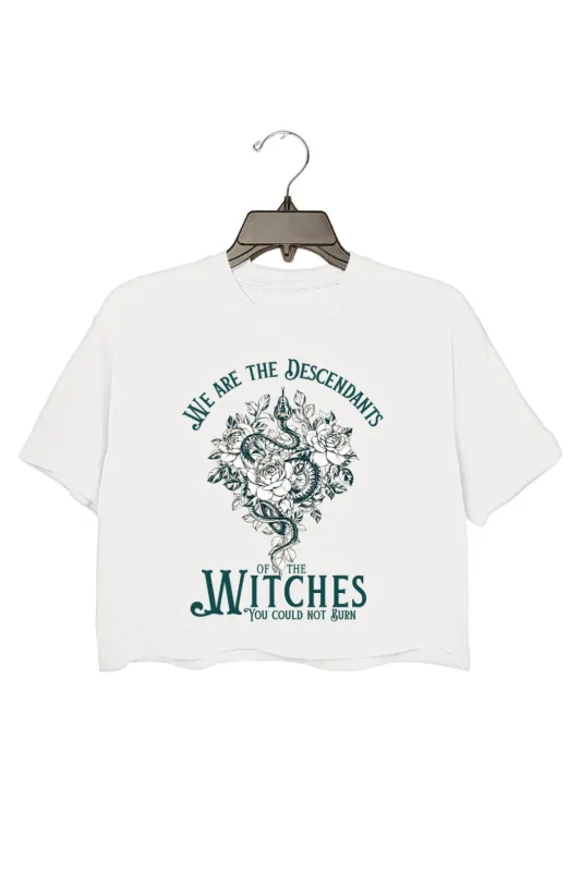 The Descendants Of The Witches Crop Top For Women made by Fancy Tees
