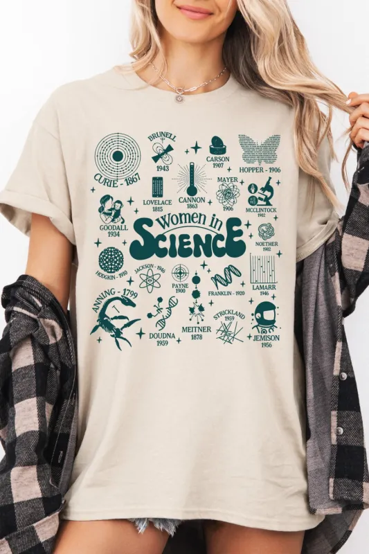 Women In Science Feminism Tee For Women sold by Fancy Tees