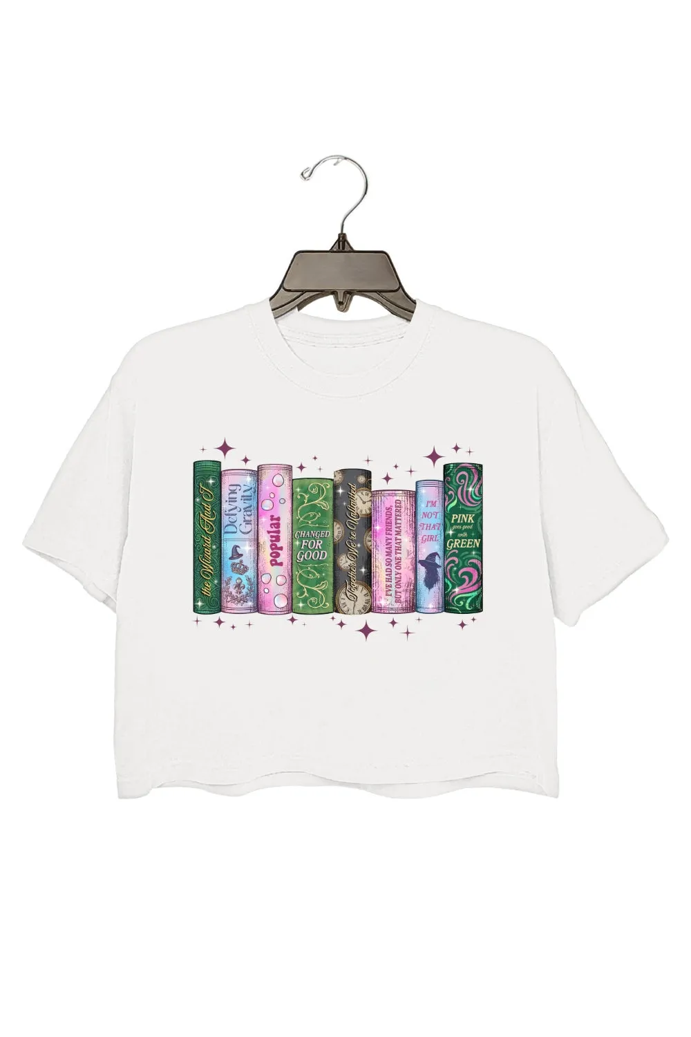 Changed For Good Book Lover Crop Top For Women sold by Fancy Tees product image thumbnail 2