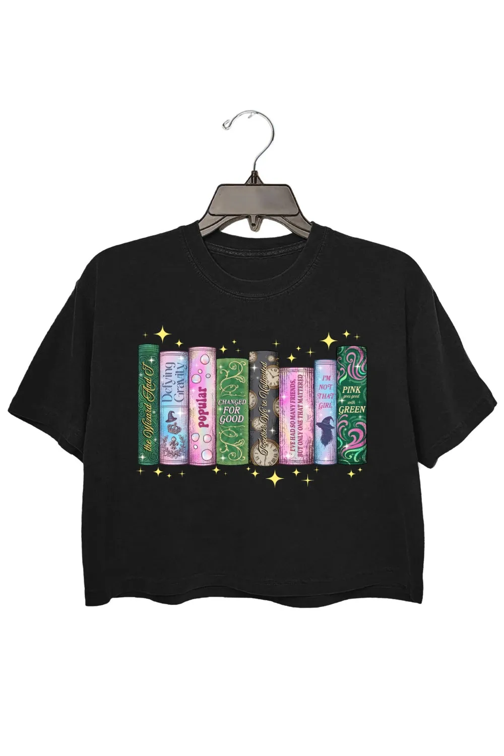 Changed For Good Book Lover Crop Top For Women sold by Fancy Tees product image thumbnail 3