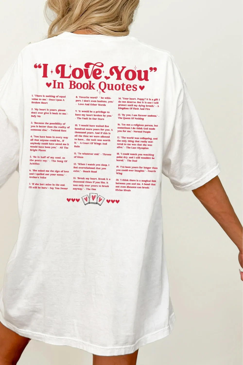 Different Ways Say I Love You In Book Quotes Tee For Women sold by Fancy Tees product image thumbnail 5