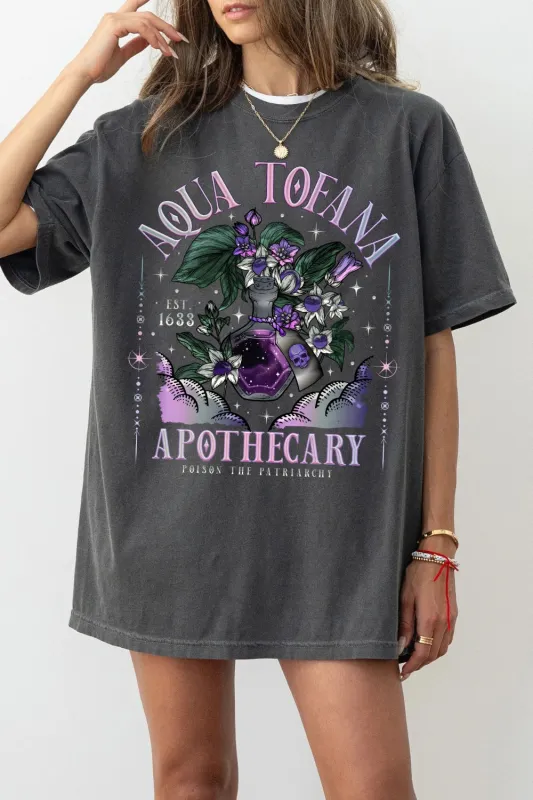 Aqua Tofana Apothecary Destroy The Patriarchy Tee For Women sold by Fancy Tees