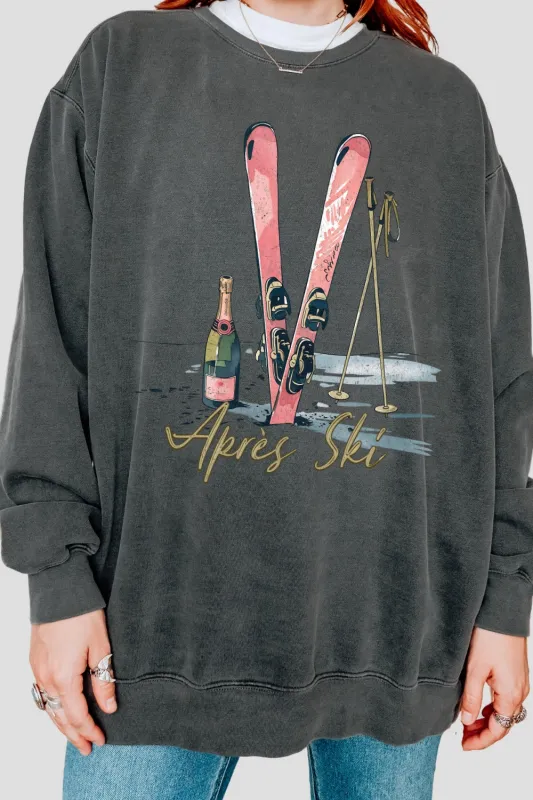 Après Ski Lover Sweatshirt For Women sold by Fancy Tees