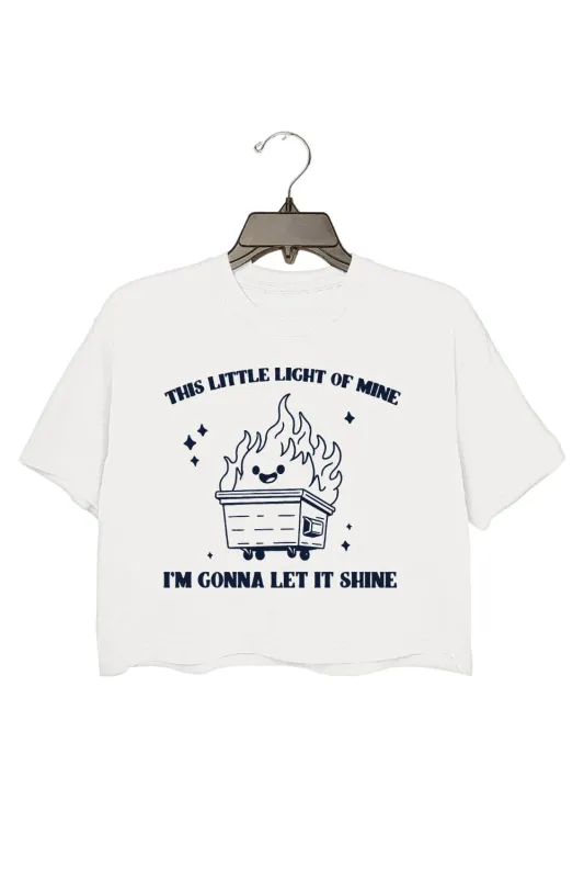 This Little Light Of Mine Crop Top For Women sold by Fancy Tees