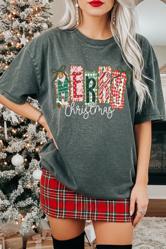 Coquette Christmas Tree Bow Tee For Women sold by Fancy Tees