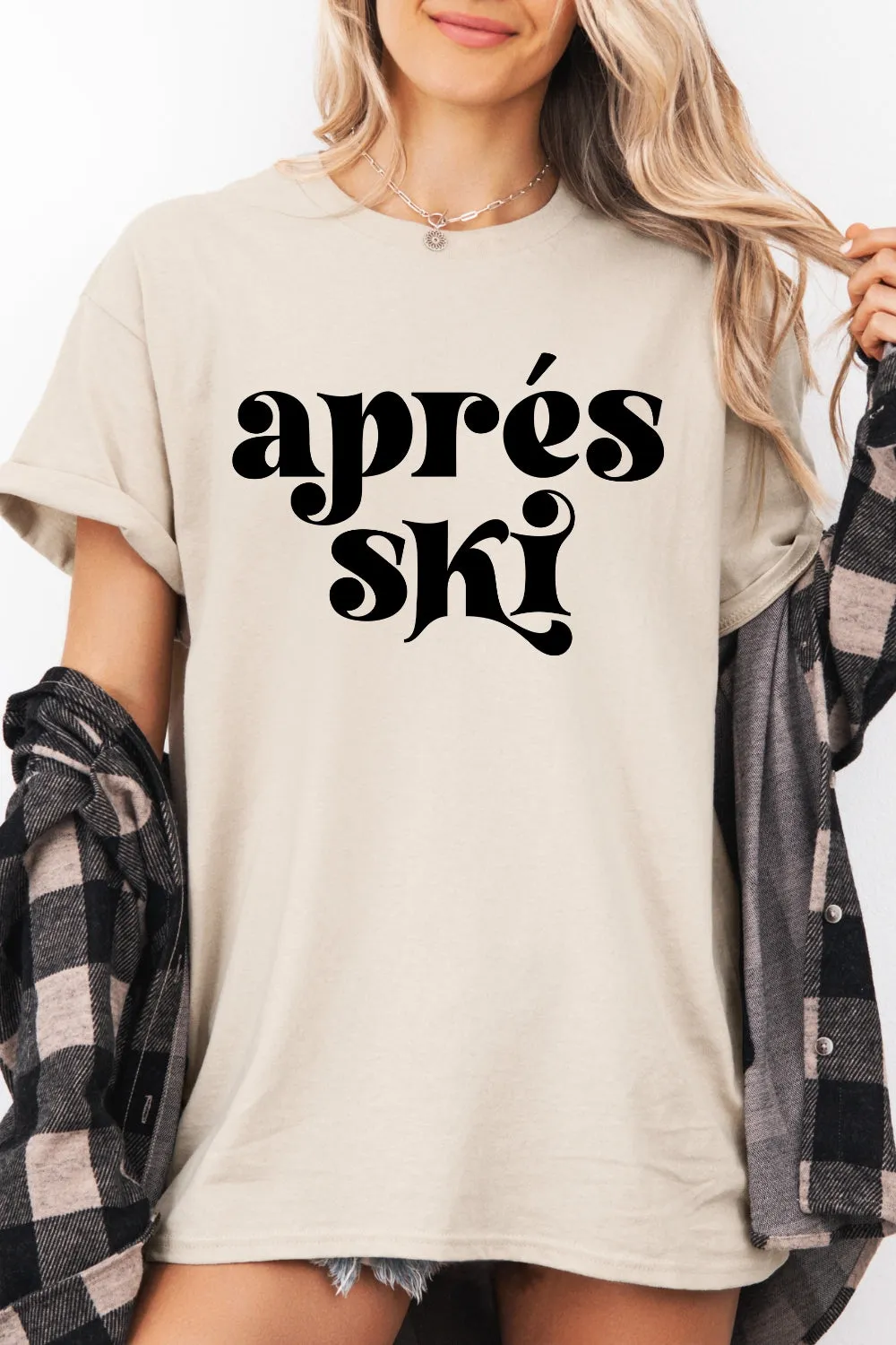Apres Ski Winter Sports Tee For Women sold by Fancy Tees product image thumbnail 2
