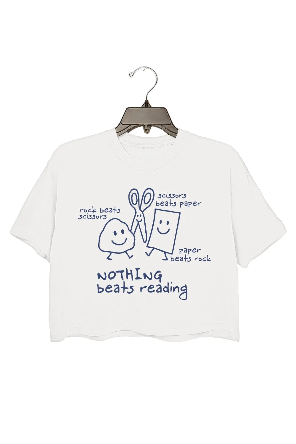 Nothing Beats Reading Crop Top For Women sold by Fancy Tees