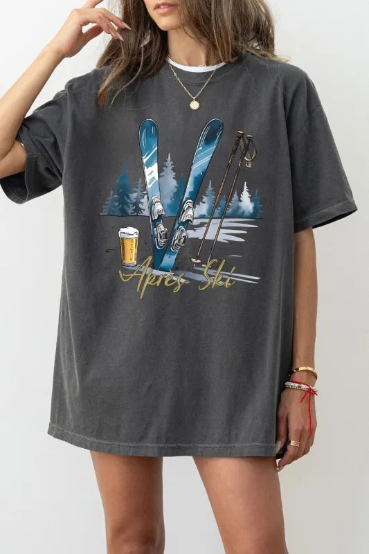 Apres Ski Lover Winter Sports Tee For Women sold by Fancy Tees